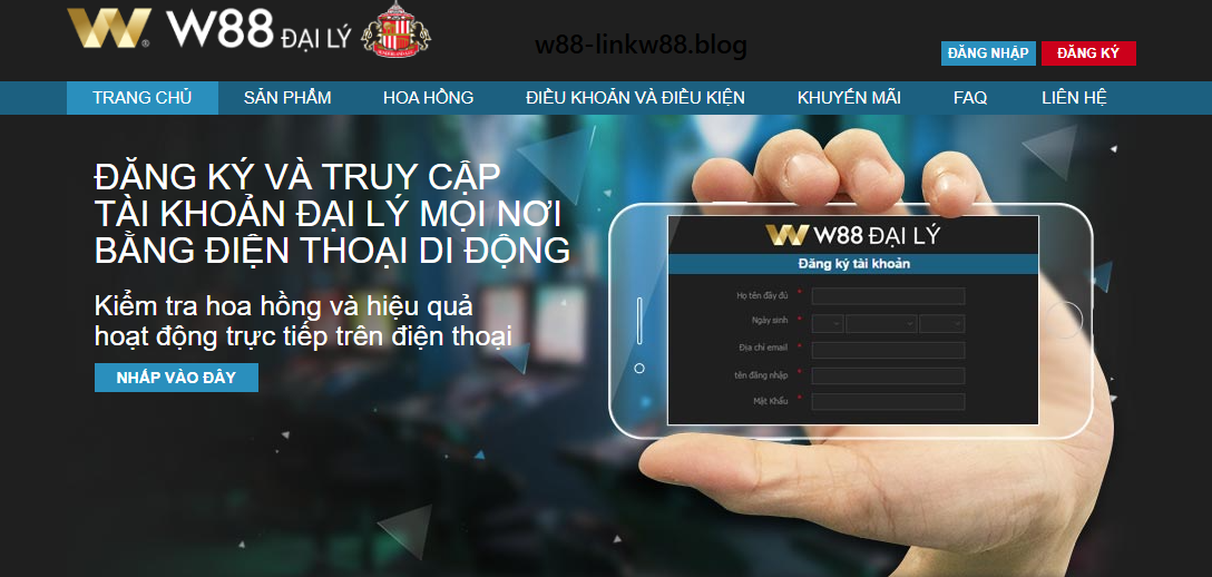 Chương trình đại lý W88 Chương trình đại lý W88